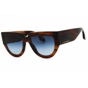 NEW VICTORIA BECKHAM SUNGLASSES BROWN BLUE WOMEN EYEWEAR